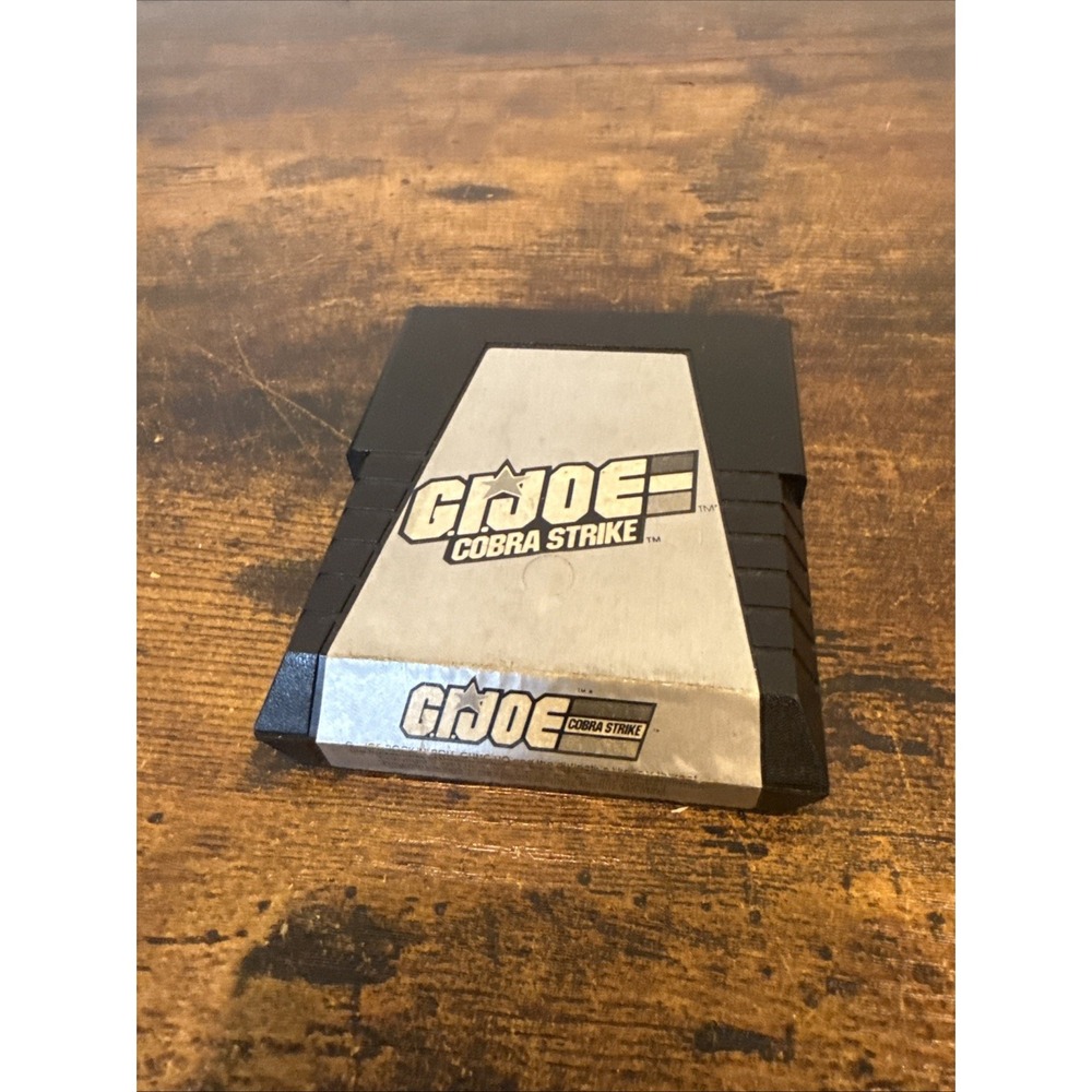 Atari 2600 GI Joe Cobra Strike Game Vintage 1983 Parker Bros Tested Working